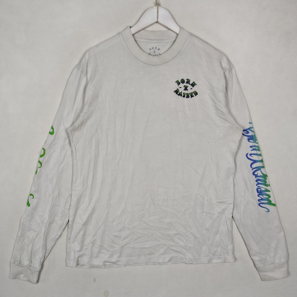 Born X Raised Los Angeles Long Sleeve T-Shirt Graphic Men's Size M